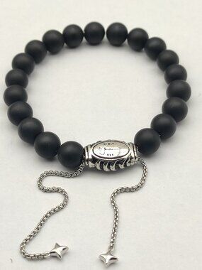 David Yurman 925 Silver Bracelets with Original Pouch